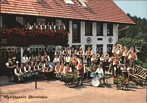 Musikanten Musikkapelle Oberwinden Pension Cafe Schwarzbauernhof Kat. Musik