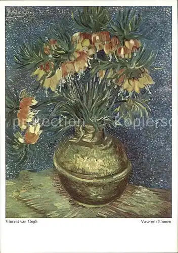 Van Gogh Vincent Vase mit Blumen Wiechmann Verlag Nr. 29 Kat. Kuenstlerkarte