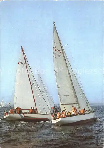 Segelboote Ostsee  Kat. Schiffe