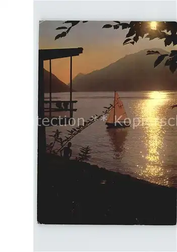 Segelboote Lago di Lugano  Kat. Schiffe