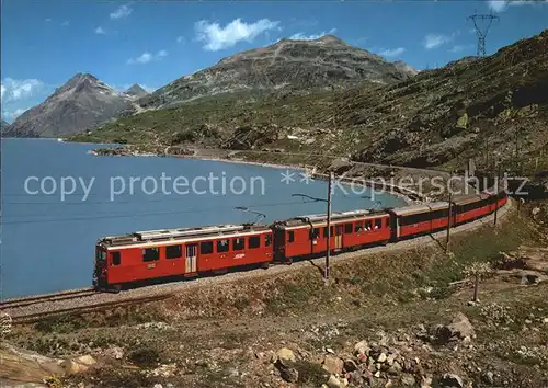 Eisenbahn RhB Bernina Express Lago Bianco ABe 4 4 Nr. 44 Kat. Eisenbahn