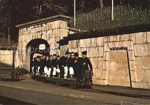 Salzbergwerk Berchtesgaden Bergwerk Bahn  Kat. Rohstoffe Commodities