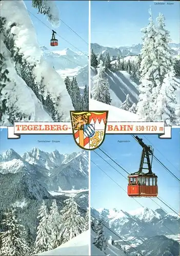 Seilbahn Tegelberg Lechtaler Alpen Aggenstein Kat. Bahnen