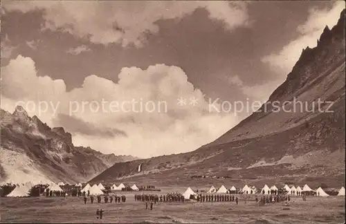 Militaria Frankreich Bivouac en Montagne  WK1 Kat. Militaria