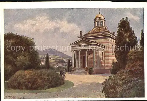 Hoffmann Heinrich Griechisch Rumaenische Kapelle Baden Baden  Kat. Kuenstlerkarte