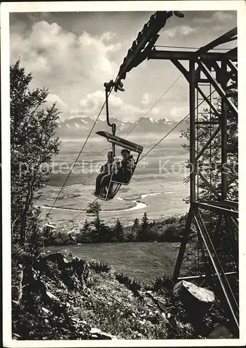 Sessellift Weissenstein Aaretal Alpen  Kat. Bahnen