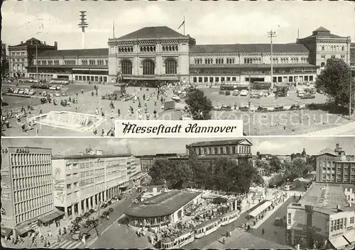 Strassenbahn Hannover Hauptbahnhof  Kat. Strassenbahn