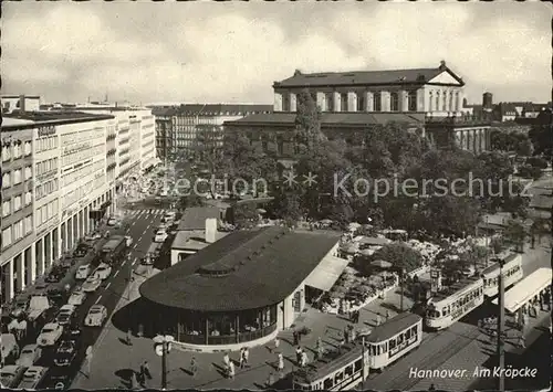 Strassenbahn Hannover Am Kroepcke  Kat. Strassenbahn