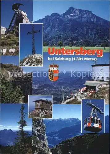 Seilbahn Untersberg Groedig Salzburg Kat. Bahnen
