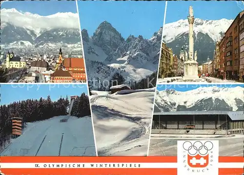Ski Flugschanze IX. Olympische Winterspiele Innsbruck  Kat. Sport