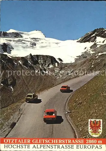 Gletscher oetztaler Gletscherstrasse Soelden Tirol Kat. Berge
