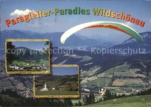 Gleitschirmflug Niederau Hochtal Wildschoenau Tirol Kat. Flug