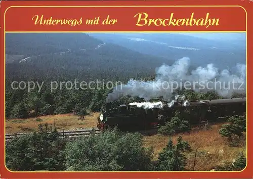 Lokomotive Brockenbahn  Kat. Eisenbahn