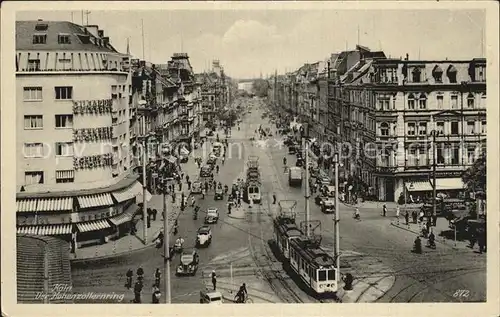 Strassenbahn Koeln Hohenzollernring  Kat. Strassenbahn