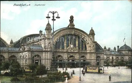 Strassenbahn Frankfurt am Main Hauptbahnhof Kat. Strassenbahn