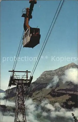 Seilbahn Gerschnialp Truebsee Engelberg  Kat. Bahnen