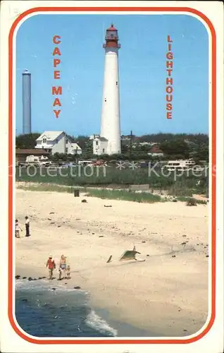 Leuchtturm Lighthouse Cape May New Jersey  Kat. Gebaeude