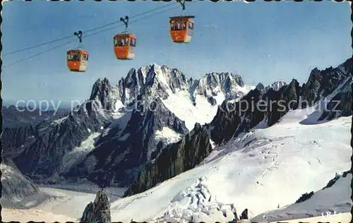 Seilbahn Aiguille du Midi Chamonix Mont Blanc  Kat. Bahnen