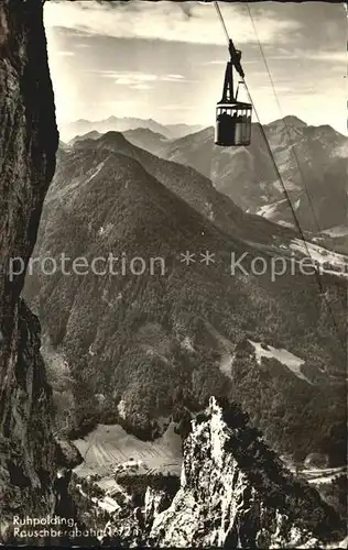 Seilbahn Rauschberg Ruhpolding  Kat. Bahnen