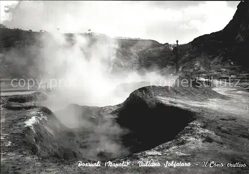 Vulkane Geysire Vulcans Geysers Solfatara Pozzuoli Napoli Cono eruttivo Kat. Natur