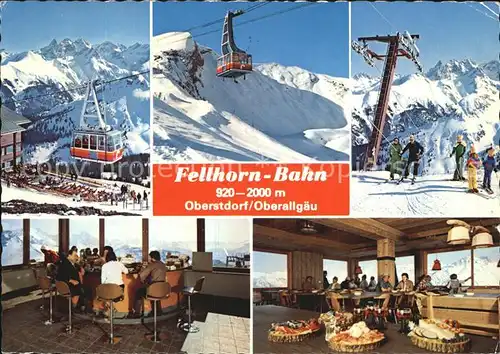 Seilbahn Fellhorn Oberstdorf Skilift Kat. Bahnen