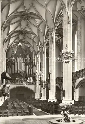 Kirchenorgel Annaberg Buchholz Stadt Kirche St. Annen  Kat. Musik