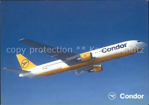 Flugzeuge Zivil Condor Boeing 767 Kat. Airplanes Avions