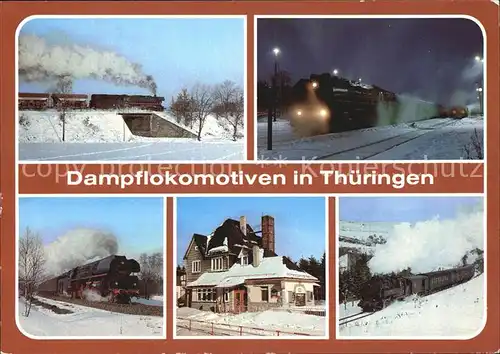 Lokomotive Dampflokomotiven Thueringen Triptis Weida Lichte Kat. Eisenbahn
