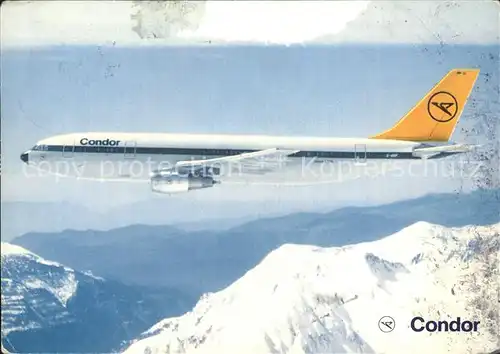 Flugzeuge Zivil Condor Airbus A300 B4  Kat. Airplanes Avions