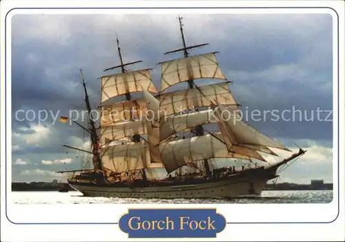 Segelschiffe Gorch Fock  Kat. Schiffe