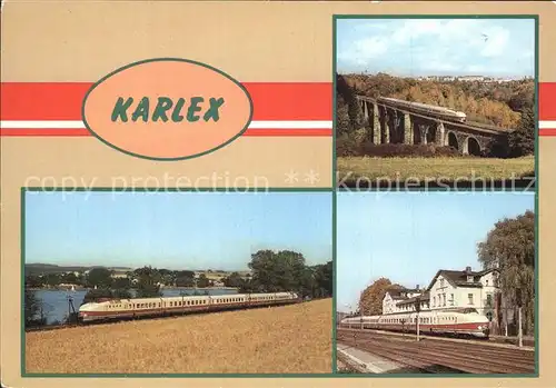 Eisenbahn VT 175.0 Ex Karlex Talsperre Pirk Bahnhof Weischlitz Kat. Eisenbahn