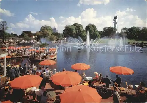 Gartenbauaustellung Hamburg Wasserfontaene Kat. Expositions