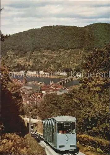 Zahnradbahn Heidelberg Koenigstuhl Kat. Bergbahn
