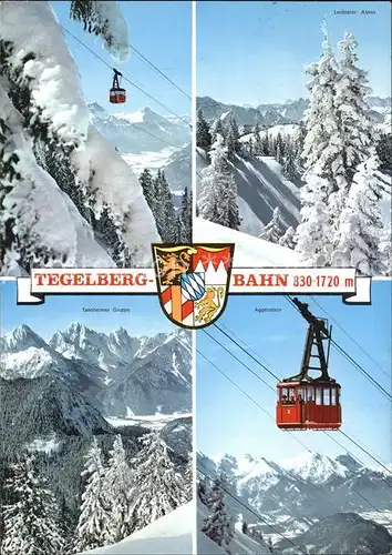 Seilbahn Tegelberg Lechtaler Alpen Aggenstein  Kat. Bahnen