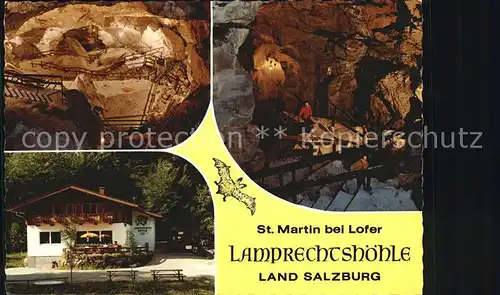 Hoehlen Caves Grottes Lamprechtshoehle St. Martin bei Lofer Gasthaus Kat. Berge