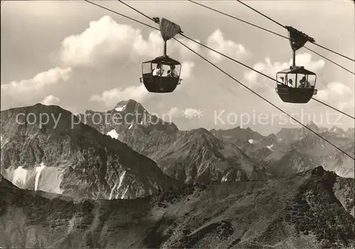 Seilbahn Riezlern Kanzelwand Kleinwalsertal Kat. Bahnen