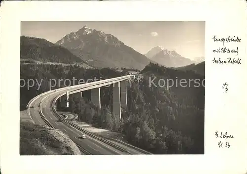Bruecken Bridges Ponts Europabruecke Serles Habicht 