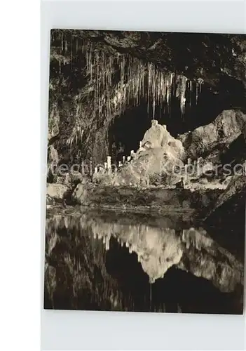 Hoehlen Caves Grottes Saalfeld Feengrotten Maerchendom Gralsburg Kat. Berge