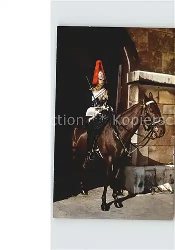 Leibgarde Wache Horse Guard Whitehall London Kat. Polizei