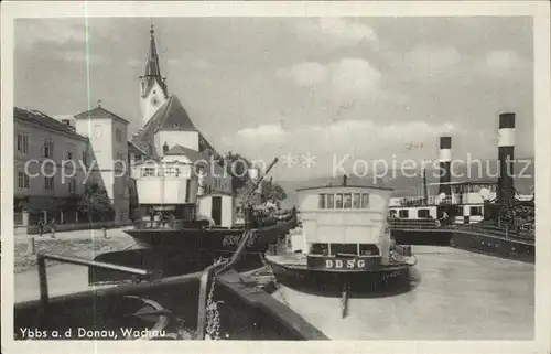Boote Ybbs an der Donau Wachau  Kat. Schiffe