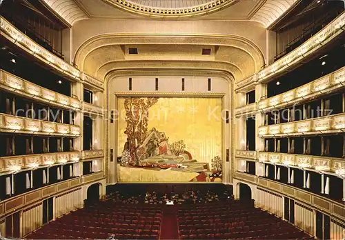 Oper Wien Staatsoper Eiserner Vorhang  Kat. Musik