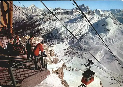 Seilbahn Cortina d Ampezzo Funivia Passo Falzarego Lagazuoi Antelao Pelmo Kat. Bahnen