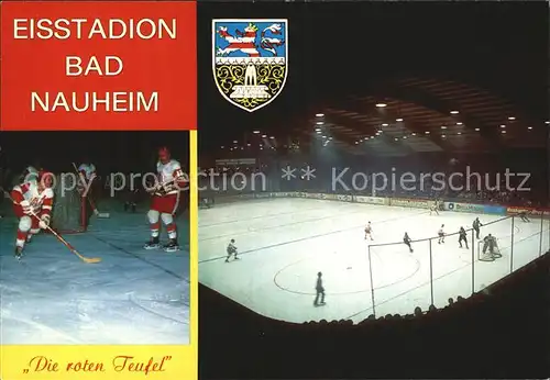 Sport Eishockey Eisstadion Bad Nauheim Roten Teufel  Kat. Sport