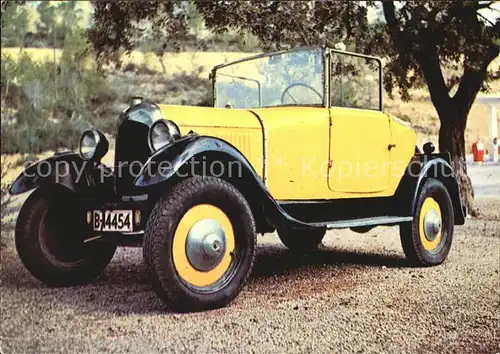 Autos Citroen 1923 Kat. Autos