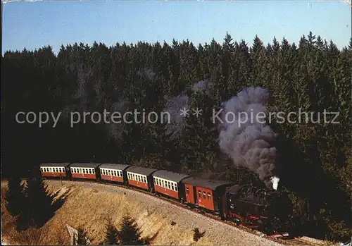 Lokomotive Harzquerbahn  Kat. Eisenbahn