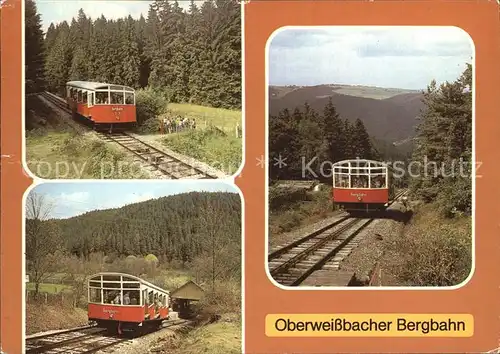 Bergbahn Oberweissbach  Kat. Bergbahn