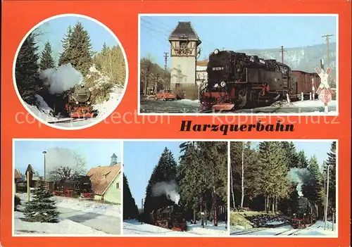 Lokomotive Harzquerbahn Bahnhof Sorge Ilfeld Tiefenbachmuehle  Kat. Eisenbahn