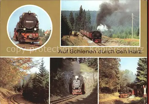 Lokomotive Harzquerbahn Kat. Eisenbahn