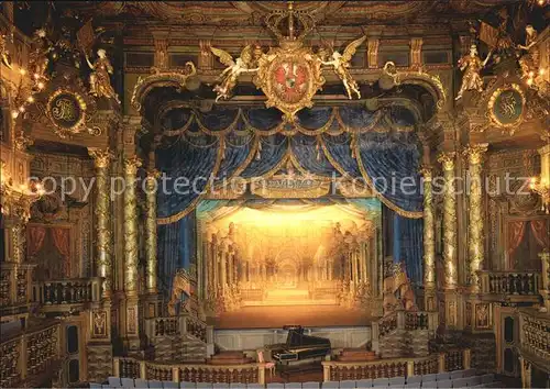 Oper Markgraefliches Opernhaus Bayreuth Buehnenportal Kat. Musik
