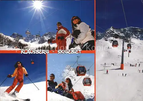 Seilbahn Skifahren Valle Aurina Klausberg Ahrntal Suedtirol Kat. Bahnen
